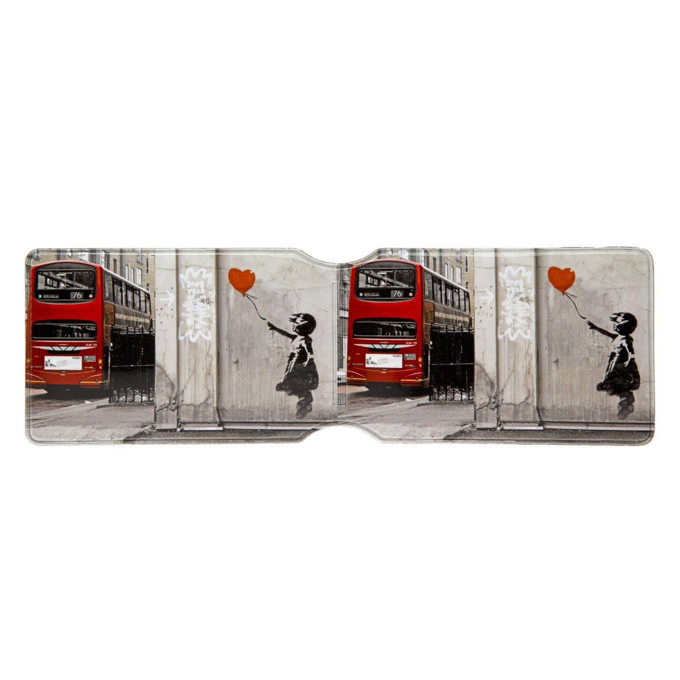 Banksy Balloon Girl with Bus Oyster Card Holder