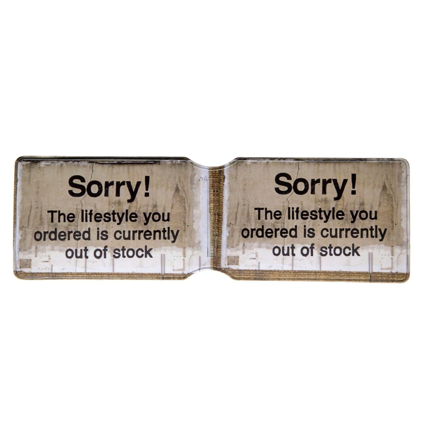 Banksy Sorry! The Lifestyle You Ordered Oyster Card Holder