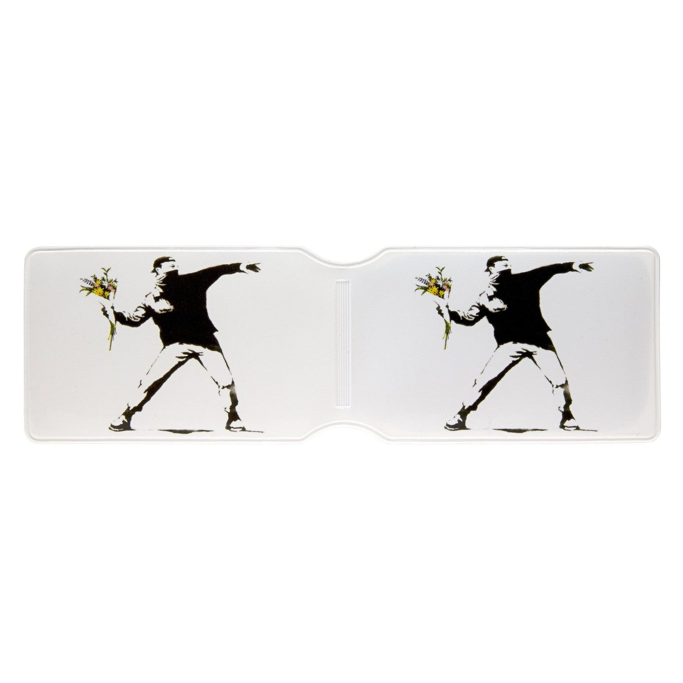Banksy Flower Thrower Oyster Card Holder