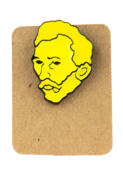 Metal Van Gogh Enamel Pin Badge