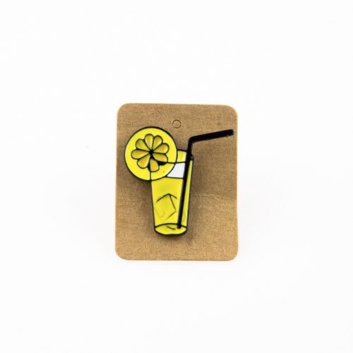 Metal Lemonade Enamel Pin Badge