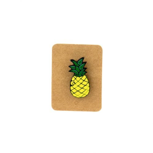 Metal Pineapple Enamel Pin Badge