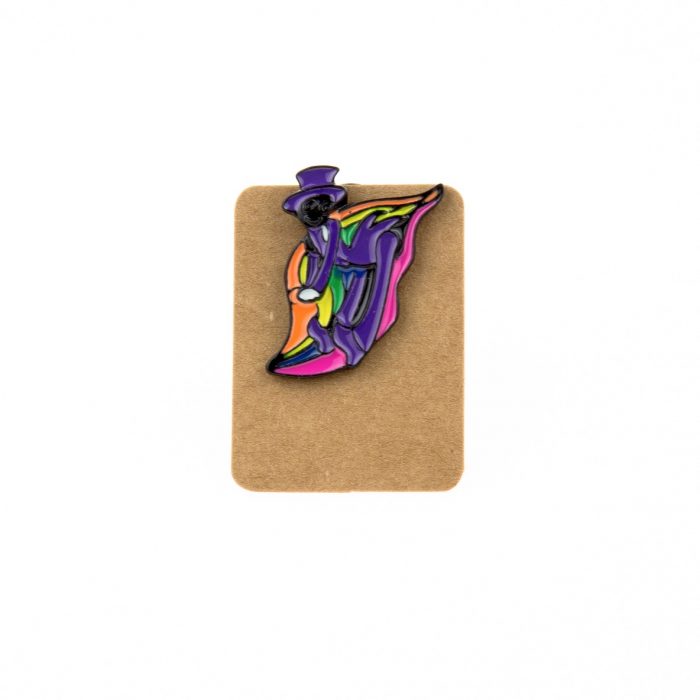 Metal Purple Joker Enamel Pin Badge