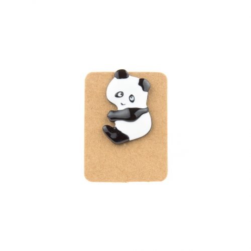 Metal Panda Enamel Pin Badge