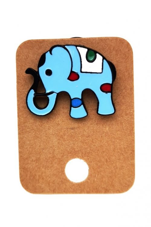 Metal Elephant Enamel Pin Badge
