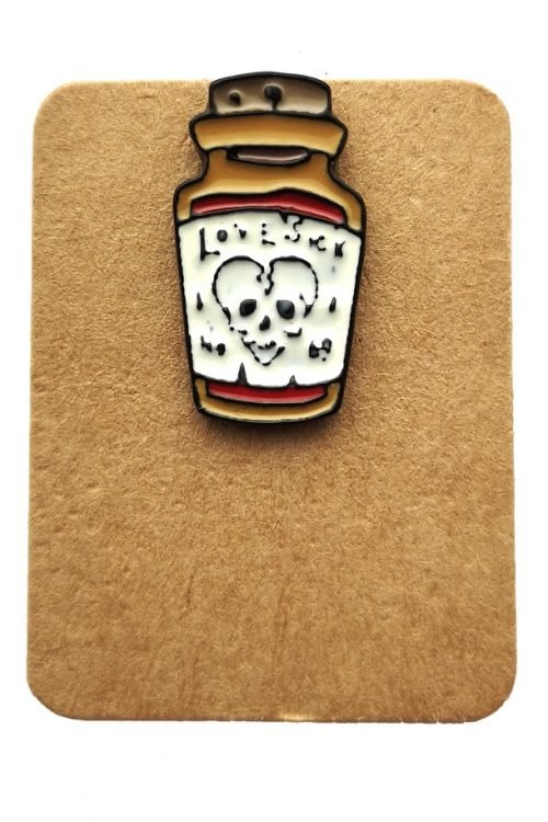 Metal Love Potion Enamel Pin Badge