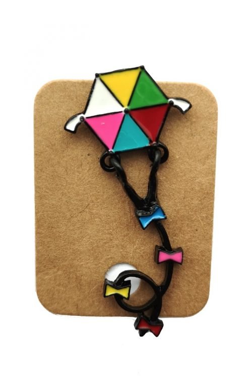 Metal Kite Enamel Pin Badge