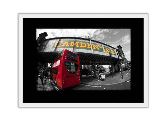 Camden Red Bus  Photo Print
