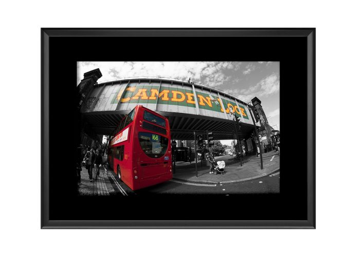 Camden Red Bus  Photo Print