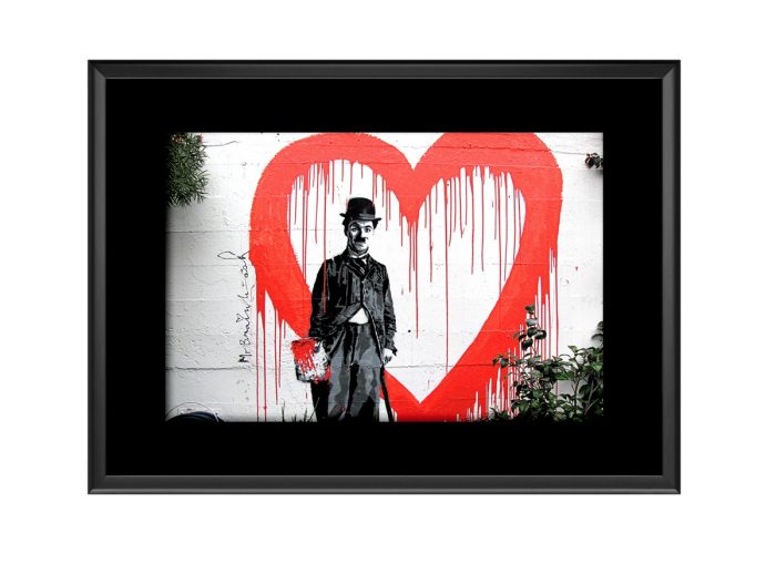 Chaplin Heart Photo Print