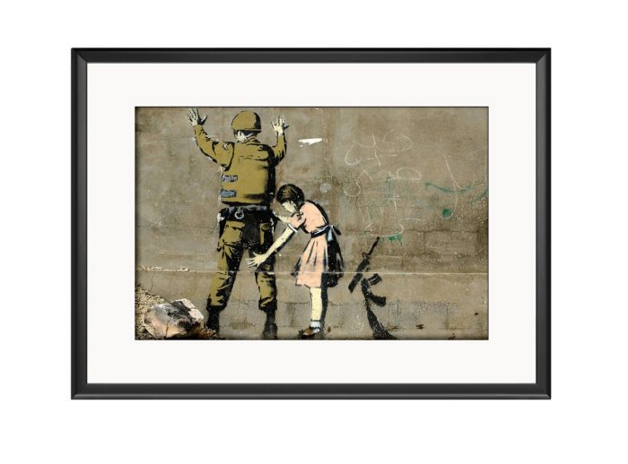 Girl Search Soldier  Photo Print