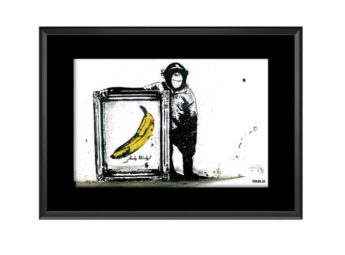 Monkey Andy Warhol Banana Photo Print
