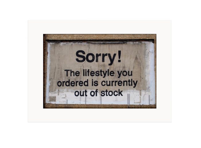 Sorry Your Lifesystle  Photo Print